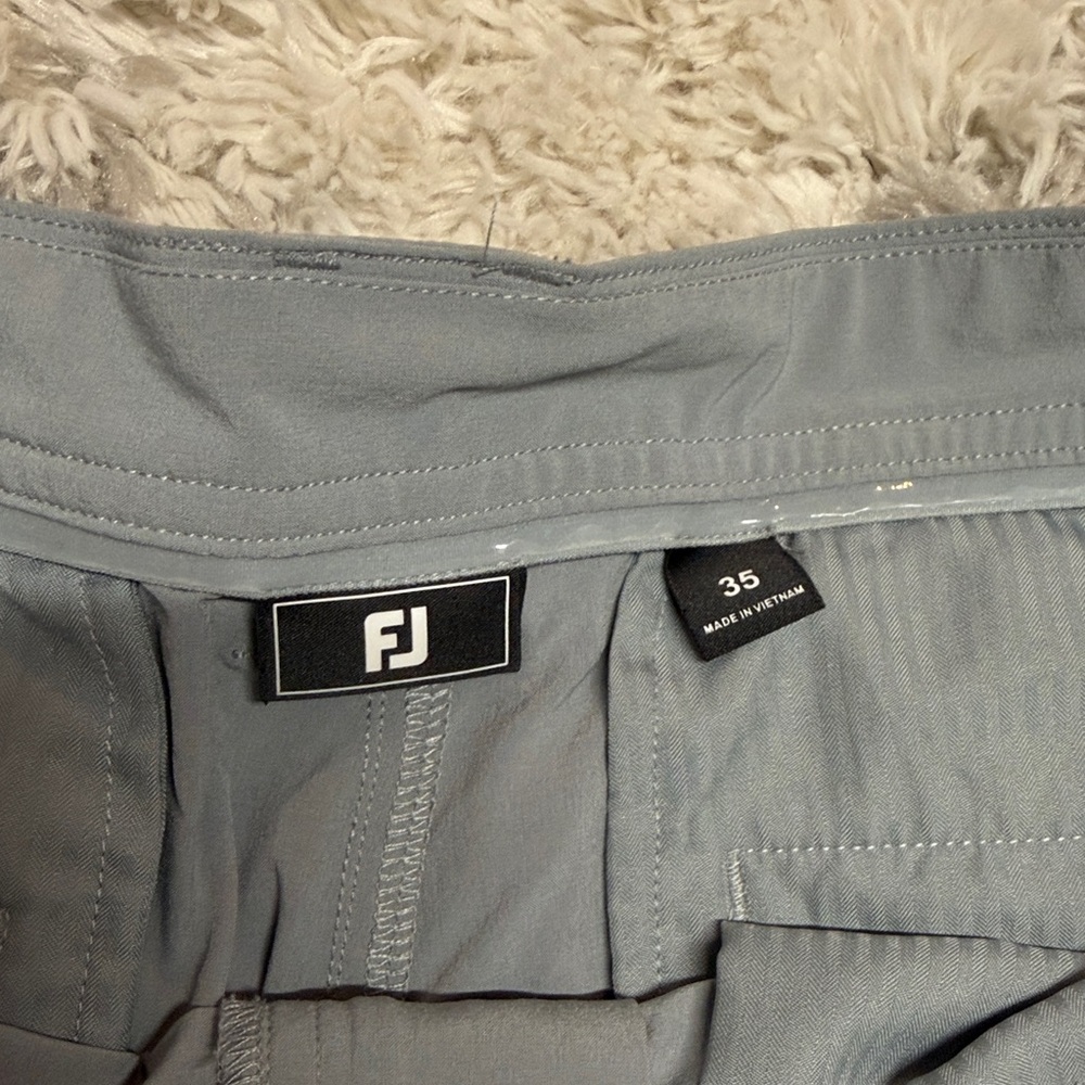 FootJoy Light Gray Flat Front Performance Shorts - image 2